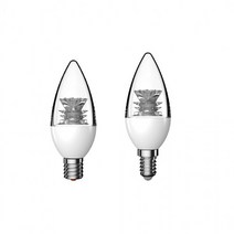 LED촛대전구 5W 샹들리에조명 램프 E14베이스 E17베이스 삼파장 크리스탈조명, 노란빛/E17베이스