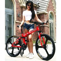 이동 자전거 브롬톤 라인 미드나잇 블랙 접이식 허머형 풀샥 MTB 입문용 팻바이크 엠티비 오프로드 미니벨로 레이싱 그린 다이나모라이트 하드테일 MTB형 리어샥 프로 조립 신형 오리, 01.21단_07 | 24인치
