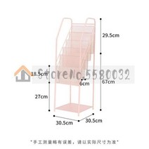 잡지꽂이 책꽂이 잡지거치대 거실 코너 다층 모던 책장 잡지 선반, 3.Model3