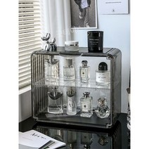 향수쇼케이스 향수 진열대 투명 디스플레이 캐비닛 탁상 화장대 화장품 정리함 수납 케이스, E.  화이트