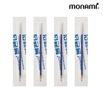 모나미 153 영심 리필 0.7mm 12입, 블루, 12세트
