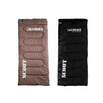 콜럼버스 1.25kg 초경량 사계절 여름 화이바솜 스카우트 솜침낭 차박침낭, 블랙