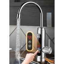 미니순간온수기 싱크대 전기 온열 수도꼭지 온수기, 화이트