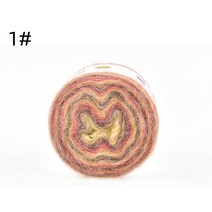 핸드워머뜨기 조끼 목도리 가디건 끄개질 뜨기 뜨개질레인보우 앙골라 아모루스 모헤어 양모 원사 100 g /, 한개옵션1, 01 1