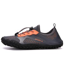 맨발 운동화 바이크 사이클 신발 실내 자전거 다이어트 신발 자전거 타기 운동 홈트 헬스장 러닝화 전용화 남 다이나믹 단차화 밀착 요가화 여 맨발 런닝화, 35, 1817 그레이오렌지(정상사이즈)