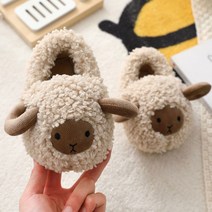 실내화 거실화 슬리퍼 아동 유아 어린이집 유치원 털신 거실실내화 거실슬리퍼 실내슬리퍼 덧신 털실내화 털슬리퍼 Joyce shop 어린양1