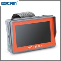 CCTV 테스터 ESCAM-미니 TVI 테스트 4.3 인치 HD AHD 모니터 1080P 아날로그 카메라 PTZ UTP 케이블 12V 1A 출력, 한개옵션0, 1개