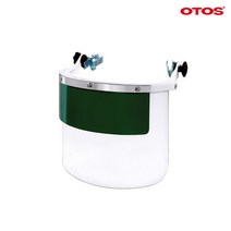 오토스 보안면 F-61NC 안전모 부착형 차광 4도7도, 7도, 1개