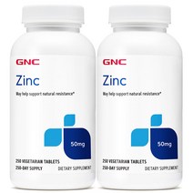 GNC 아연 50mg 250정 x 2 (총2개)