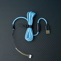 Logitech-G502 G403 G Pro G302 ZOWIE EC1 2B S1 S2 Fk2b 유연한 게임용 파라코드 마우스 케이블 스트레스 해소 5 코어, 단일, S1 S2 FKB ZAB Blue, 1개