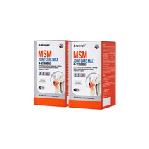 NZ Origin MSM Joint Care Max Vitamin D 60정 x 2 엔젯오리진 MSM 조인트케어 맥스 비타민D