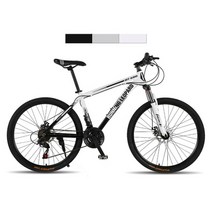 비싼 자전거 26 인치 21 속도 산악 알루미늄 합금 프레임 mtb 도로 패션 바퀴 이중 정비사 디스크 브레이크 bicicleta 선물, 화이트 블랙