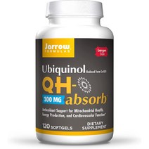 (미국배송) 자로우 유비퀴놀 100mg 120정 Jarrow Formulas Ubiquinol QH-Absorb High Absorption/Enhanced Stability