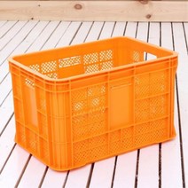 창고정리용 고하중 다단적재 플라스틱바구니 이삿짐박스 이사 컨테이너상자 과일1167516 L3, 사각박스 녹색