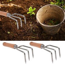 중고 트랙터 ss기 경운기 농기계 원판쟁기 관리기 콤바인손재배자 2 Pcs 작은 정원 갈퀴 핸드 경운기 토양, 한개옵션0
