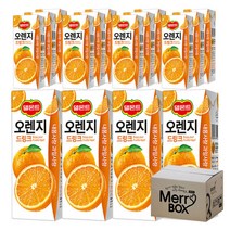 델몬트 드링크 오렌지, 190ml, 64개