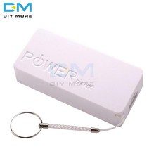 안티프래질 5600mAh 2x18650 USB 베터리 배터리 충전기 DIY 상자 에 대 한 Sumsang 스마트 폰 핸드폰 공 가격, 01 WHITE