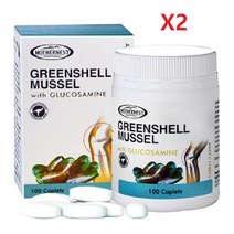 마더네스트 초록홍합 1500mg 100정-2개, 2개