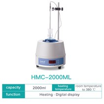 JOANLAB-공식 스토어 1000ml 디지털 전기 가열 맨틀 자기 교반기 실험실 장비 열 조절기 110v ~ 220v 포함, 08 HMC 2000ml_03 AU 플러그