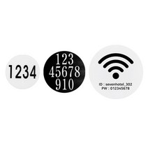 키밴드몰 [UV 원형 번호표 아크릴] 주문제작 사물함 아크릴 번호 락카 락커 테이블 문짝 캐비넷 도어 번호 식당 이름 옷장 부착 헬스장 번호표 번호판 피씨방 책상 독서실 카페, 소형