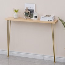 복도장 엔틱 거실 현관 콘솔 장식장 테이블, 블랙 90 20 80