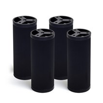 두일기업 가구다리 주름발통A 블랙 120mm 4개