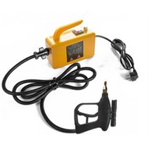 고압 스팀 청소기 분사기 방아쇠형 소독 기름 제거, 2600W 관통형+청소도구+공구함(노랑)