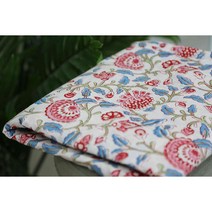 인도패브릭 에스닉한 수입원단 인도천 블록프린트 아사면 여름원단 위켄드히피