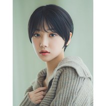 가발나라 여자가발 숏컷 보브 단발 리프컷, 내츄럴블랙, S-SIZE