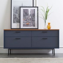 벨리카가구 루카스 2단 거실장 티비다이 1200 장식장, 루카스 2단 1200 거실장_네이비