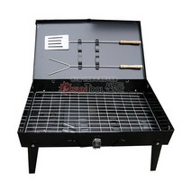신일금속 SL-703 SL703 휴대용 사각 바베큐그릴, 단품