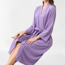 똑소녀 프리미엄 호텔 샤워가운 여름용 (남여공용), XL, 퍼플