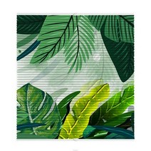 창뜨레 허니콤 탑다운 쉐이드 열대 우림 40-50% 반 암막 셀룰러 벌집 블라인드 음영 거실용 홈 장식 커튼
