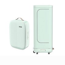 DONLIM 휴대용 접이식 의류건조기 미니 스타일러 의류관리기, 01 Mint Green_07 KR, [01] Mint Green