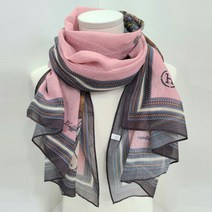 우아한 로에 스카프 머플러 가을 봄