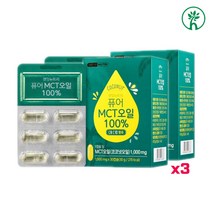 퓨어 악마오일 mct 오일 케톤 다이어트 캡슐 저탄고지 엠씨티오일 코코넛 식물성 지방 oil 고함량 고품질 건강한 착한 몸에좋은 기름 호주산버터 식물성포화지방 홈쇼핑 직구 파는곳, 60캡슐, 3세트