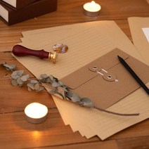 율아트 레트로 감성 빈티지 디자인 편지지 모음 생일 축하 편지 선물 특별한 기념일 예쁜 봉투, 공백