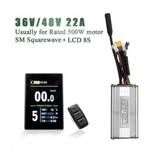 전기자전거부품 KT Ebike 모터 컨트롤러 LCD led 디스플레이 Kunteng 36V 48V Lcd3 lcd8h 880 전기 자전거, 11.22A SM LCD8S