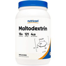뉴트리코스트 말토덱스트린 파우더 4 LB, 단색, 4파운드 팩 1개