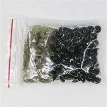 믹스 컬러 플라스틱 눈 아미구미 인형 장식 액세서리 8mm/10mm 100 개 Diy 키트 공예 테디 베어 안구, 06 transparent_01 8mm 100pcs