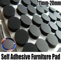 cr 원형 자체 접착 백킹 실리콘 고무 가구 패드 발 매트 캐비닛 의자 테이블 다리 쿠션 스페이서 가스켓용 11mm-20mm, [07] 16x3MM, [02] 1pcs
