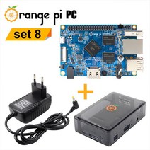 Orange Pi Kit OPI PC 케이스 5V3A 전원 공급 장치 Allwinner H3 1GB RAM 싱글 보드 컴퓨터 지원 안드로이드 우분투 데비안 이미지