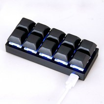 캐드마우스 무소음 프로그래밍 가능한 매크로 기계식 키보드 10 키 리눅스 윈도우 MacOS 지원 마이크, 03 Blue switch magnetic, 02 2m cable