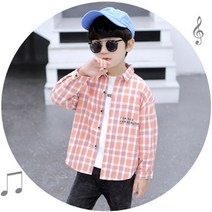 재한 아동용 컬러체크 남방[2214]