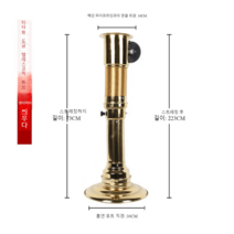 업소용 후드 배기 주방 흡입 연기 환풍기, 티타늄 도금 30cm 커버