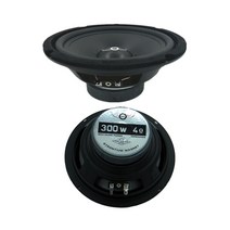 오토바이 스피커 오디오 우퍼 2 개몫 6.5 인치 중저음 자동차 300w 4 옴 차량, 없음