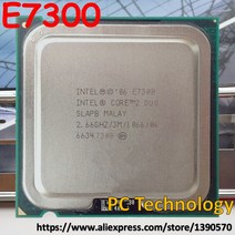 [케이로] 199982 오리지널 인텔 코어 2 듀오 프로세서 E7300 266GHz/1066/3M/ LGA775 데스크탑 CPU 1 일 이내