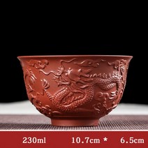 여행용다도세트 휴대용 캠핑용 다기세트 전통 일본 0 그릇 수제 차 세트 차 그릇 중국 스타일 드래곤 패턴 세라믹 클레이 주전자 선물 생일 선물 장식, b