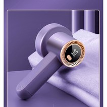 Konka 무선 USB충전 가정용 보풀 제거기, 퍼플 칼날2개