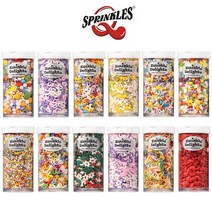 퀄리티 스프링클 러블리 시퀸스 레인보우 원형 스프링클 빼빼로 쿠키 데코 장식 토핑, 13.러블리 시퀸스 스프링클